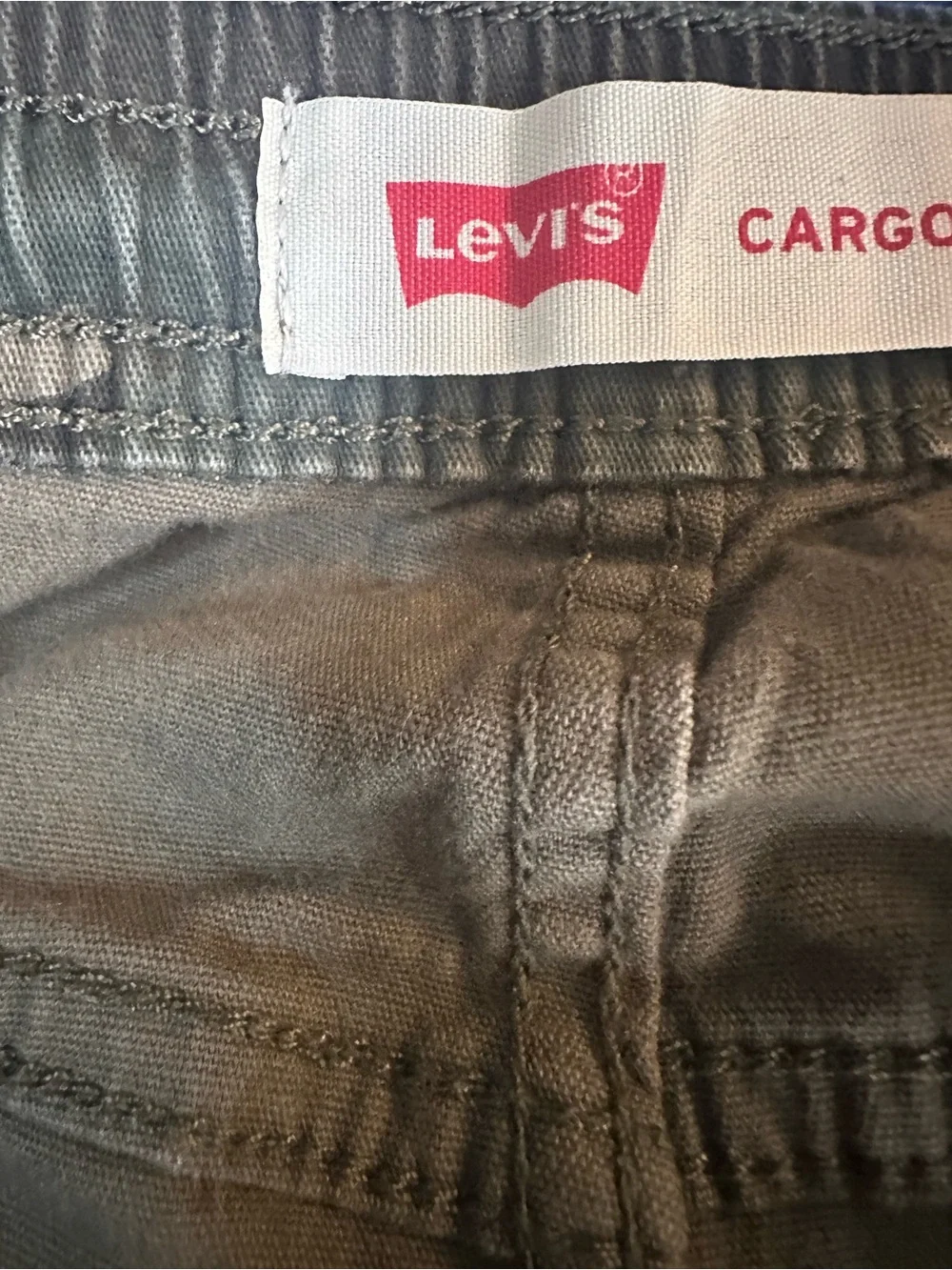 Levi's Boys Camo Cargo Joggers in Olive/Brown